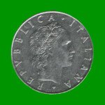 MONEDA DE ITALIA 50 LIRAS, AÑO 1976, ESTADO USADA.- - Imagen 2