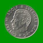 MONEDA DE SUECIA 1 CORONA, AÑO 1973, ESTADO USADA.- - Imagen 2
