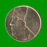 MONEDA DE BELGICA 5 FRANCO BELGIE, AÑO 1986, ESTADO USADA.- - Imagen 2