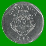MONEDA DE COSTA RICA 10 COLONES, AÑO 1992, ESTADO USADA.- - Imagen 2