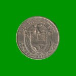 MONEDA DE PANAMA 1/10 BALBOA, AÑO 1993, ESTADO USADA.- - Imagen 2