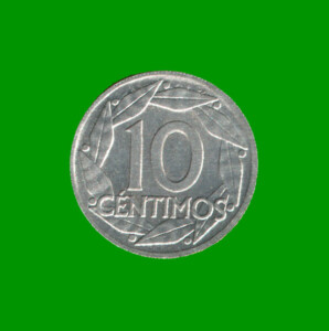 MONEDA DE ESPAÑA 10 CENTAVOS, AÑO 1959, ESTADO USADA.-