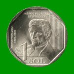 MONEDA DE PERU 1 SOL, AÑO 2021, CONMEMORATIVA, TORIBIO RODRIGUEZ DE MENDOZA, ESTADO NUEVA.-
