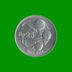 MONEDA DE INDONESIA 25 RUPIAS, AÑO 1995, ESTADO NUEVA.-