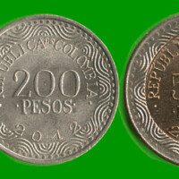 COLOMBIA SET DE CINCO MONEDAS 50, 100, 200, 500 Y 1.000 PESOS, AÑO 2012/ 2013, ESTADO NUEVAS.-