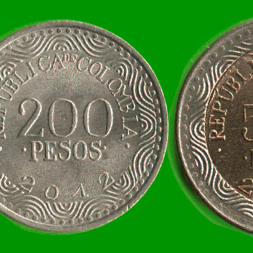 COLOMBIA SET DE CINCO MONEDAS 50, 100, 200, 500 Y 1.000 PESOS, AÑO 2012/ 2013, ESTADO NUEVAS.-