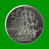 MONEDA DE NUEVA ZELANDA 50 CENTIMOS, AÑO 2006, ESTADO NUEVA.-