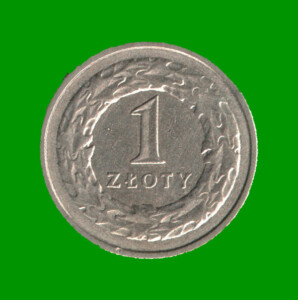 MONEDA DE POLONIA 1 ZLOTY, AÑO 1994, ESTADO USADA.-