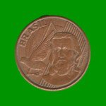 MONEDA DE BRASIL 5 CENTAVOS, AÑO 2007, ESTADO USADA.- - Imagen 2