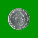 MONEDA DE ESPAÑA 10 CENTAVOS, AÑO 1959, ESTADO NUEVA.- - Imagen 2