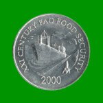 MONEDA DE PANAMA 1 CENTIMO, FAO, CONMEMORATIVA, AÑO 2000, ESTADO NUEVA.- - Imagen 2
