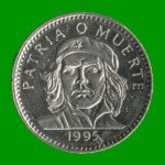 MONEDA DE CUBA 3 PESOS, CHE GUEVARA, AÑO 1995, ESTADO USADA.- - Imagen 2