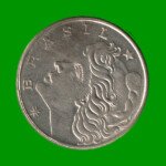 MONEDA DE BRASIL 20 CENTAVOS, AÑO 1967, ESTADO USADA.- - Imagen 2