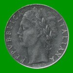 MONEDA DE ITALIA 100 LIRAS, AÑO 1977, ESTADO USADA.- - Imagen 2