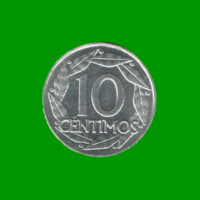 MONEDA DE ESPAÑA 10 CENTAVOS, AÑO 1959, ESTADO NUEVA.-