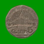 MONEDA DE TAILANDIA 5 BAHT, AÑO 1988/2008, ESTADO USADA.-