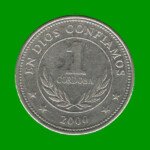 MONEDA DE NICARAGUA 1 CORDOBA, AÑO 2000, ESTADO USADA.-