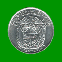 MONEDA DE PANAMA 1 CENTIMO, FAO, CONMEMORATIVA, AÑO 2000, ESTADO NUEVA.-