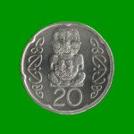 MONEDA DE NUEVA ZELANDA 20 CENTIMOS, AÑO 2008, ESTADO NUEVA.-