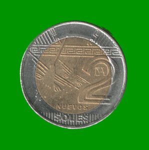 MONEDA DE PERU 2 SOLES, BIMETALICA, AÑO 2010, ESTADO NUEVA.-