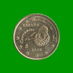 MONEDA DE ESPAÑA 10 CENTAVOS DE EURO, AÑO 2008, ESTADO USADA.- - Imagen 2