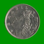 MONEDA DE BRASIL 20 CENTAVOS, AÑO 1970, ESTADO USADA.- - Imagen 2