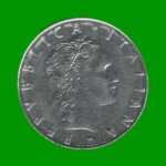 MONEDA DE ITALIA 50 LIRAS, AÑO 1978, ESTADO USADA.- - Imagen 2