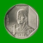 MONEDA DE PERU 1 SOL, AÑO 2020, CONMEMORATIVA,  MARIA PARADO DE BELLIDO, ESTADO NUEVA.-