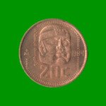 MONEDA DE MEXICO 20 CENTAVOS, AÑO 1984, ESTADO USADA.-