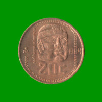 MONEDA DE MEXICO 20 CENTAVOS, AÑO 1984, ESTADO USADA.-