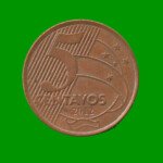 MONEDA DE BRASIL 5 CENTAVOS, AÑO 2012, ESTADO USADA.-
