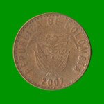 MONEDA DE COLOMBIA $ 100 PESOS, AÑO 2007, ESTADO USADA.- - Imagen 2