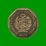 MONEDA DE PERU 10 CENTIMOS, AÑO 2013, ESTADO USADA.- - Imagen 2
