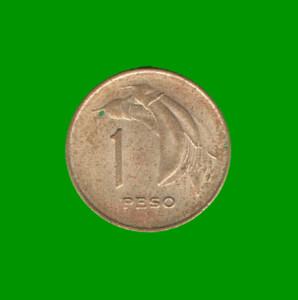 MONEDA DE URUGUAY $ 1,00 , AÑO 1969, ESTADO USADA.-