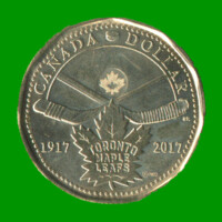 MONEDA DE CANADA 1 DOLAR, CONMEMORATIVA, AÑO 2017, ESTADO NUEVA.-