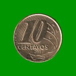 MONEDA DE BRASIL 10 CENTAVOS, AÑO 2017, ESTADO NUEVA.-