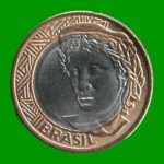 MONEDA DE BRASIL 1 REAL BIMETALICA, AÑO 2018, ESTADO NUEVA.- - Imagen 2