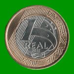 MONEDA DE BRASIL 1 REAL BIMETALICA, AÑO 2018, ESTADO NUEVA.-