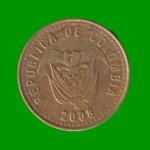 MONEDA DE COLOMBIA $ 100 PESOS, AÑO 2008, ESTADO USADA.- - Imagen 2