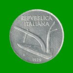 MONEDA DE ITALIA 10 LIRAS, AÑO 1979, ESTADO USADA.- - Imagen 2