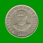 MONEDA DE PARAGUAY 100 GUARANIES, AÑO 1990, ESTADO USADA.- - Imagen 2