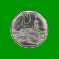 MONEDA DE CUBA 10 CENTAVOS CONVERTIBLES, AÑO 2000, ESTADO USADA.-