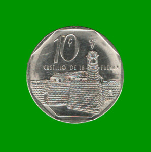 MONEDA DE CUBA 10 CENTAVOS CONVERTIBLES, AÑO 2000, ESTADO USADA.-