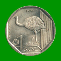 MONEDA DE PERU 1 SOL, CONMEMORATIVA, AÑO 2018, ESTADO NUEVA.-