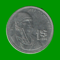 MONEDA DE MEXICO 1 PESO, AÑO 1985, ESTADO USADA.-