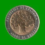 MONEDA DE COLOMBIA $ 500 PESOS, BIMETALICA, AÑO 2011, ESTADO USADA.- - Imagen 2