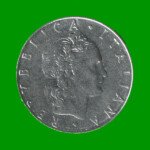 MONEDA DE ITALIA 50 LIRAS, AÑO 1979, ESTADO USADA.- - Imagen 2