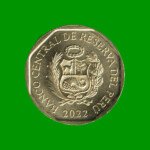 MONEDA DE PERU 10 NUEVOS CENTIMOS, AÑO 2022, ESTADO NUEVA.- - Imagen 2