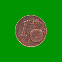MONEDA DE IRLANDA 1 CENTAVO DE EURO, AÑO 2002, ESTADO USADA.-