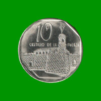 MONEDA DE CUBA 10 CENTAVOS CONVERTIBLES, AÑO 2002, ESTADO USADA.-